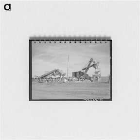 アートメモ帳-Road Construction in Gaines County
 - ラッセル リー Memo.