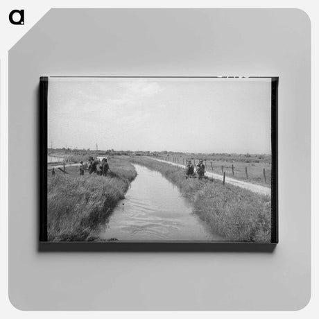 アートパネル-Irrigation Ditch, Canyon County
 - ラッセル リー Canvas.