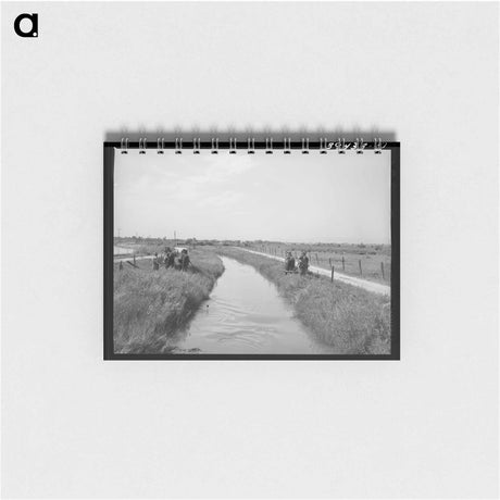 アートメモ帳-Irrigation Ditch, Canyon County
 - ラッセル リー Memo.