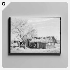 アートパネル-Mexican Day Laborer's Hut
 - ラッセル リー Canvas.
