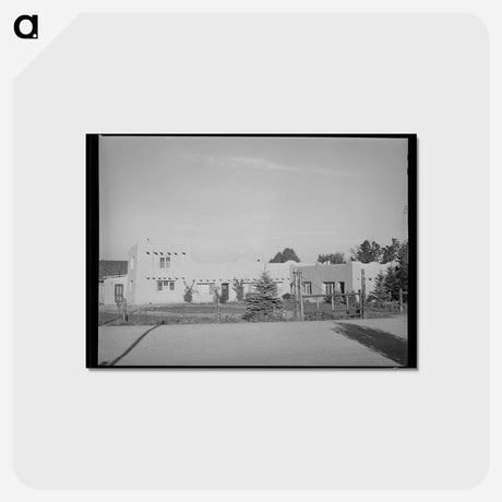 アートポストカード-Home of Catholic Sisters, Penasco
 - ラッセル リー Postcard.