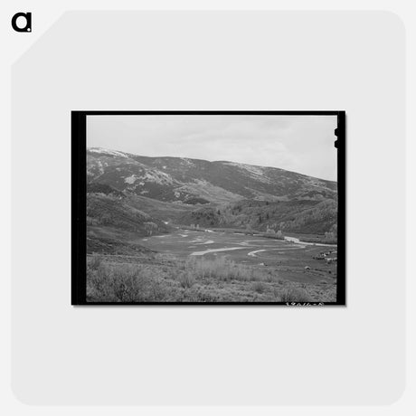 アートポストカード-Yampa River Valley
 - ラッセル リー Postcard.