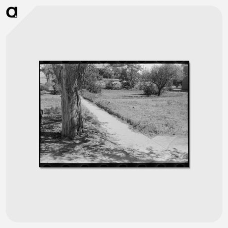 アートポストカード-Sidewalk in Syracuse
 - ラッセル リー Postcard.