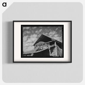 アートポスター-Mormon Children on a Barn Roof
 - ラッセル リー Poster.
