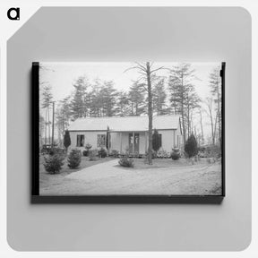 アートパネル-Pre-fabricated House at Greenbelt
 - ラッセル リー Canvas.