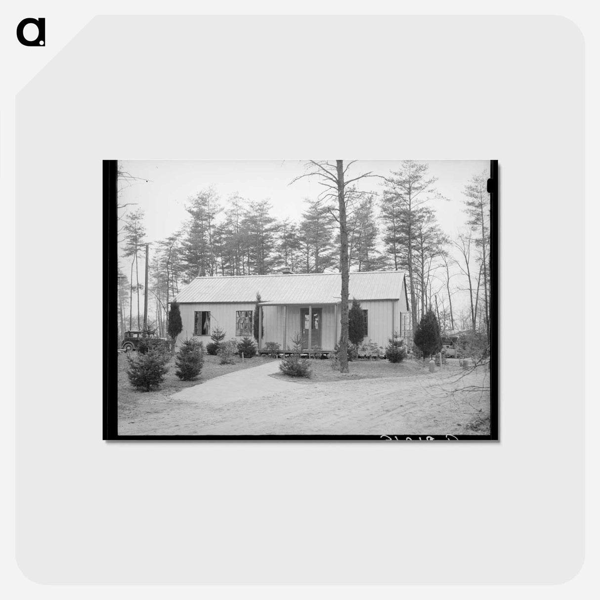 アートポストカード-Pre-fabricated House at Greenbelt
 - ラッセル リー Postcard.