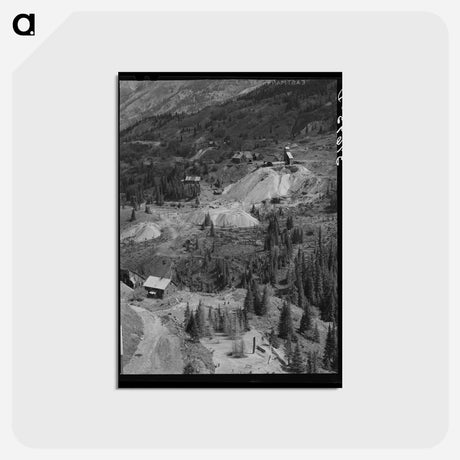 アートポストカード-San Juan County Mines
 - ラッセル リー Postcard.