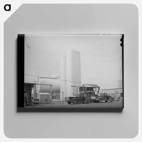 アートパネル-Gasoline for the Cooperative
 - ラッセル リー Canvas.