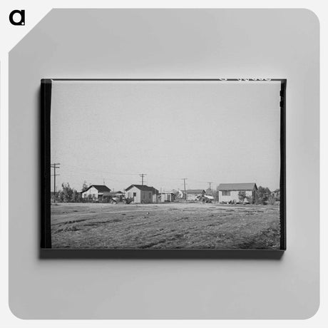 アートパネル-Houses in Earlimart
 - ラッセル リー Canvas.