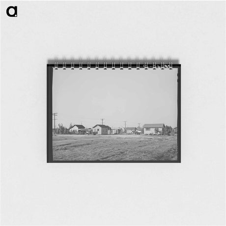 アートメモ帳-Houses in Earlimart
 - ラッセル リー Memo.