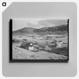 アートパネル-Farming Country at Llano de San Juan
 - ラッセル リー Canvas.