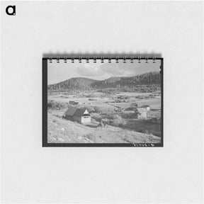 アートメモ帳-Farming Country at Llano de San Juan
 - ラッセル リー Memo.