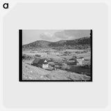 アートポストカード-Farming Country at Llano de San Juan
 - ラッセル リー Postcard.