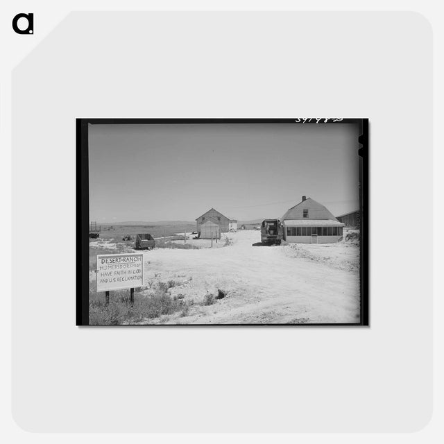 アートポストカード-Desert Ranch
 - ラッセル リー Postcard.