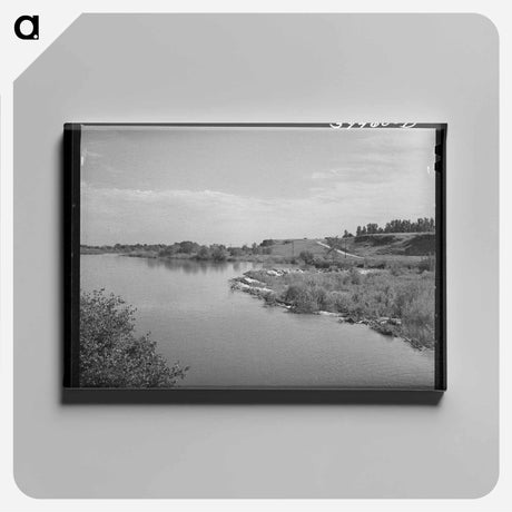アートパネル-Boise River at Caldwell
 - ラッセル リー Canvas.