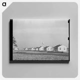 アートパネル-Types of Houses
 - ラッセル リー Canvas.