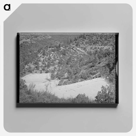 アートパネル-Mogollon Mill and Office Buildings
 - ラッセル リー Canvas.