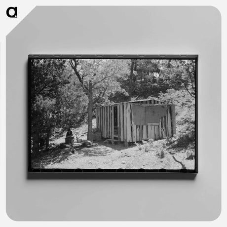 アートパネル-Temporary Home of Tie Hewer
 - ラッセル リー Canvas.
