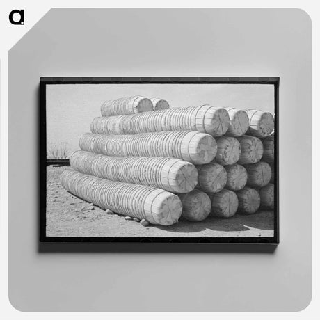 アートパネル-Spinach Baskets
 - ラッセル リー Canvas.