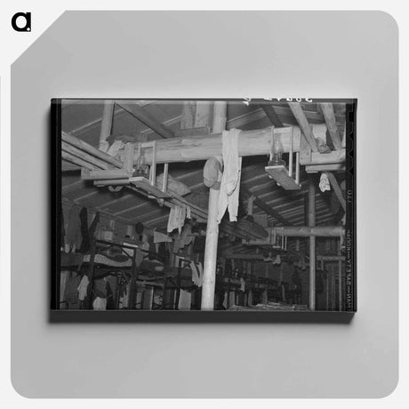 アートパネル-Bunkhouse at Logging Camp
 - ラッセル リー Canvas.