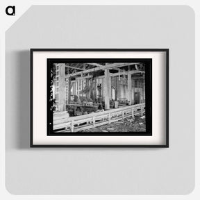 アートポスター-Machinery in Abandoned Excelsior Mill
 - ラッセル リー Poster.