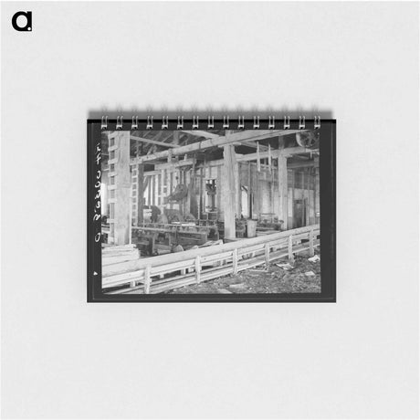 アートメモ帳-Machinery in Abandoned Excelsior Mill
 - ラッセル リー Memo.
