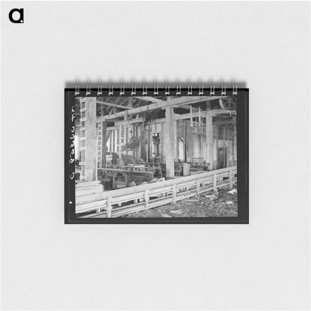 アートメモ帳-Machinery in Abandoned Excelsior Mill
 - ラッセル リー Memo.