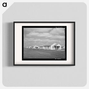 アートポスター-Migratory Labor Camp Houses
 - ラッセル リー Poster.