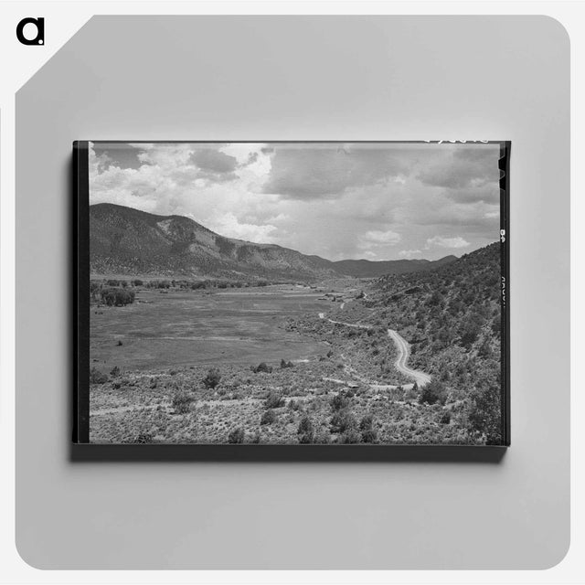 アートパネル-Valley of the Rio Costilla
 - ラッセル リー Canvas.