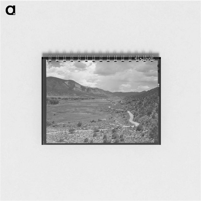 アートメモ帳-Valley of the Rio Costilla
 - ラッセル リー Memo.