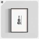アートポスター-Violin Engraving
 - 大英図書館 Poster.