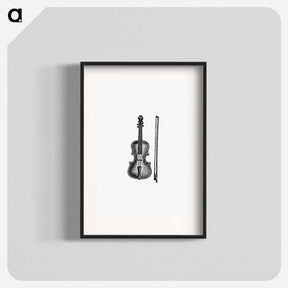 アートポスター-Violin Engraving
 - 大英図書館 Poster.
