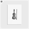 アートポストカード-Violin Engraving
 - 大英図書館 Postcard.