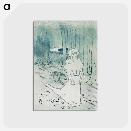 アートポストカード-The Chatelaine or the Tocsin
 - クリーブランド美術館 Postcard.