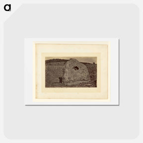 アートポストカード-Hacienda Naranga, Ancient Sacrificial Stone
 - エドワード マイブリッジ Postcard.