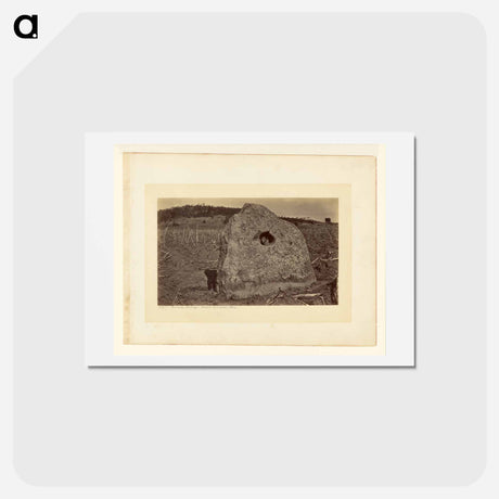 アートポストカード-Hacienda Naranga, Ancient Sacrificial Stone
 - エドワード マイブリッジ Postcard.