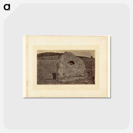 アートポストカード-Hacienda Naranga, Ancient Sacrificial Stone
 - エドワード マイブリッジ Postcard.