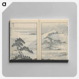 Hokusai's Fugaku Hyakkei - 葛飾 北斎 Canvas.