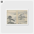 アートポストカード-Hokusai's Fugaku Hyakkei - 葛飾 北斎 Postcard.