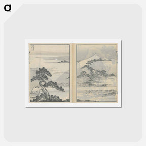 アートポストカード-Hokusai's Fugaku Hyakkei - 葛飾 北斎 Postcard.