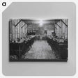 アートパネル-Nurses' Dining Hall, Thanksgiving Day, Base Hospital No. 13, Limoges, France
 - 国立医学図書館 Canvas.