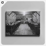 アートパネル-Nurses' Dining Hall, Thanksgiving Day, Base Hospital No. 13, Limoges, France
 - 国立医学図書館 Canvas.