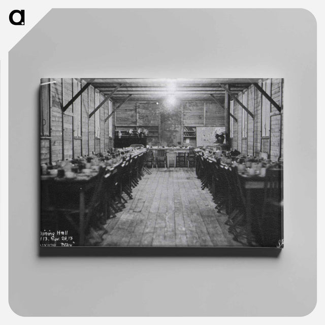 アートパネル-Nurses' Dining Hall, Thanksgiving Day, Base Hospital No. 13, Limoges, France
 - 国立医学図書館 Canvas.