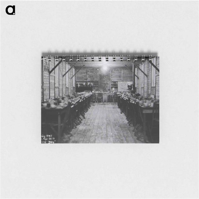 アートメモ帳-Nurses' Dining Hall, Thanksgiving Day, Base Hospital No. 13, Limoges, France
 - 国立医学図書館 Memo.