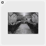 アートポストカード-Nurses' Dining Hall, Thanksgiving Day, Base Hospital No. 13, Limoges, France
 - 国立医学図書館 Postcard.
