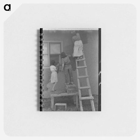アートメモ帳-Adobe House Plastering
 - ラッセル リー Memo.
