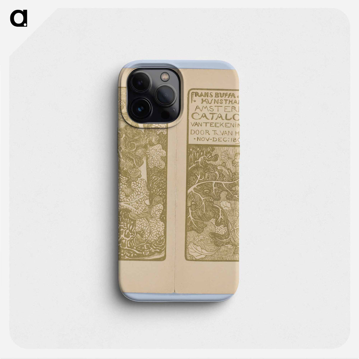 Catalogusomslag met bladeren en bloemen by Theo van Hoytema - Theo van Hoytema Phone Case.