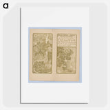 Catalogue of works with bladeren and black by Theo van Hoytema - Theo van Hoytema Poster.
