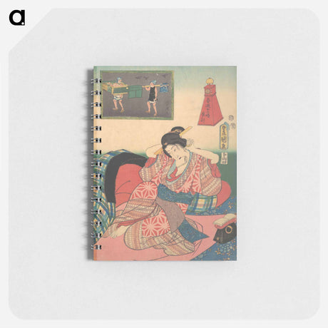 アートメモ帳-Twelve Hours of Spring Pleasures: Hour of the Dragon
 - 歌川 国貞 Memo.