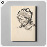 Sketchbook 19 female head - アーノルド ピーター ワイズ クビンチャン Canvas.